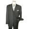 Extrema by Zanetti Solid Olive Super 120's Wool Vested Suit 2642